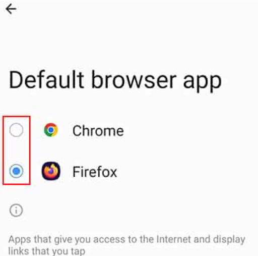 Browser app