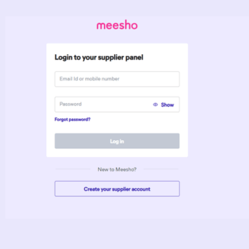 How to Create a Meesho Supplier Login New Account