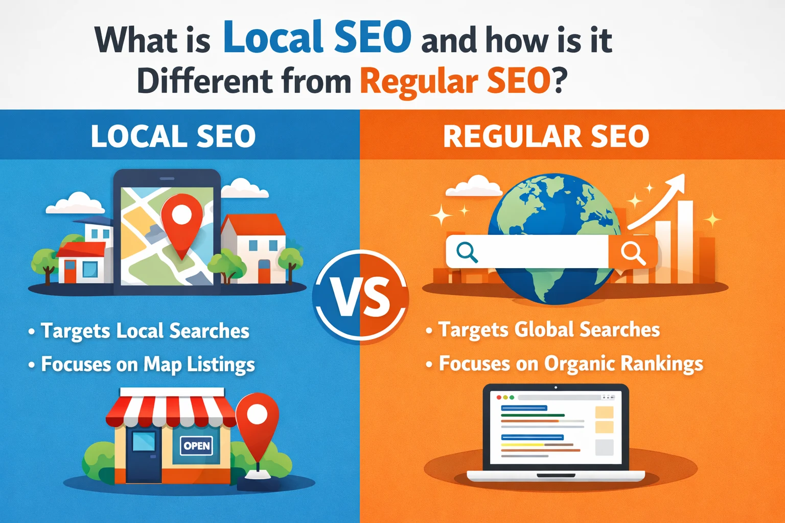 What is Local SEO and how is it Different from Regular SEO