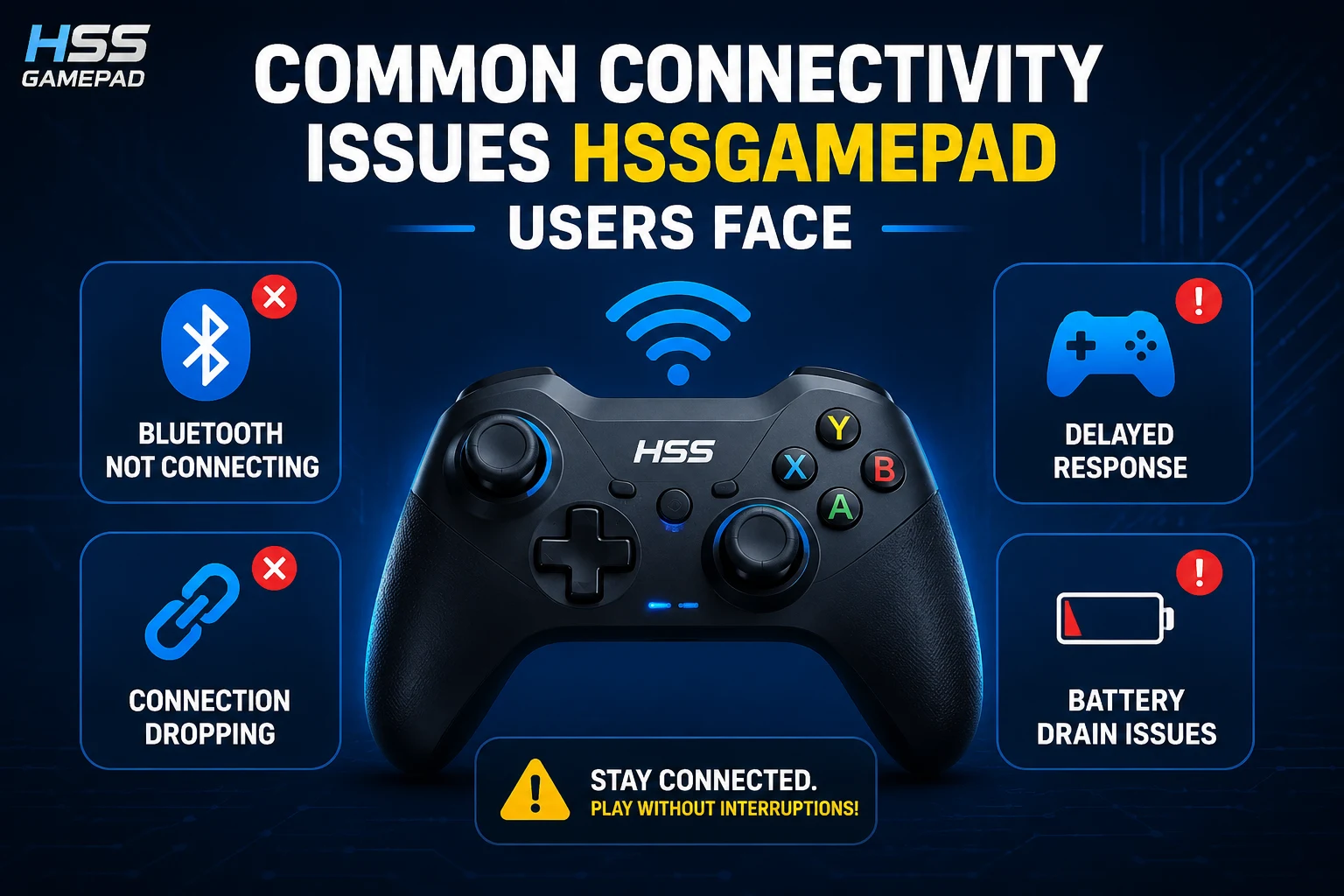 Common Connectivity Issues HSSGamepad Users Face 