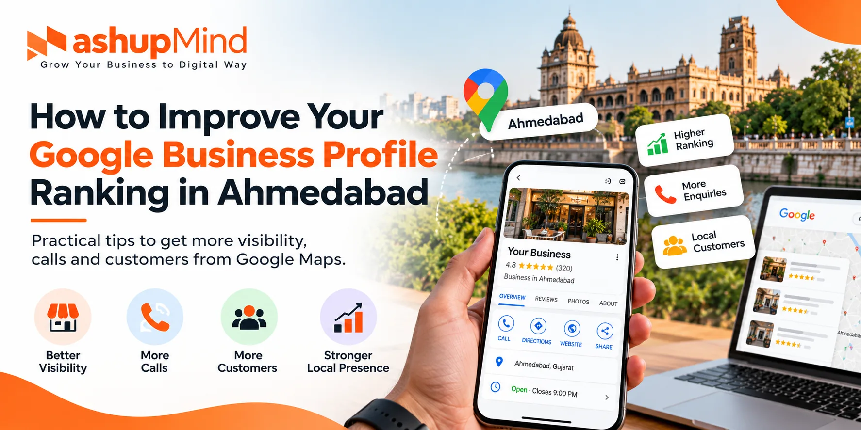 How to Improve Your Google Business Profile Ranking in Ahmedabad