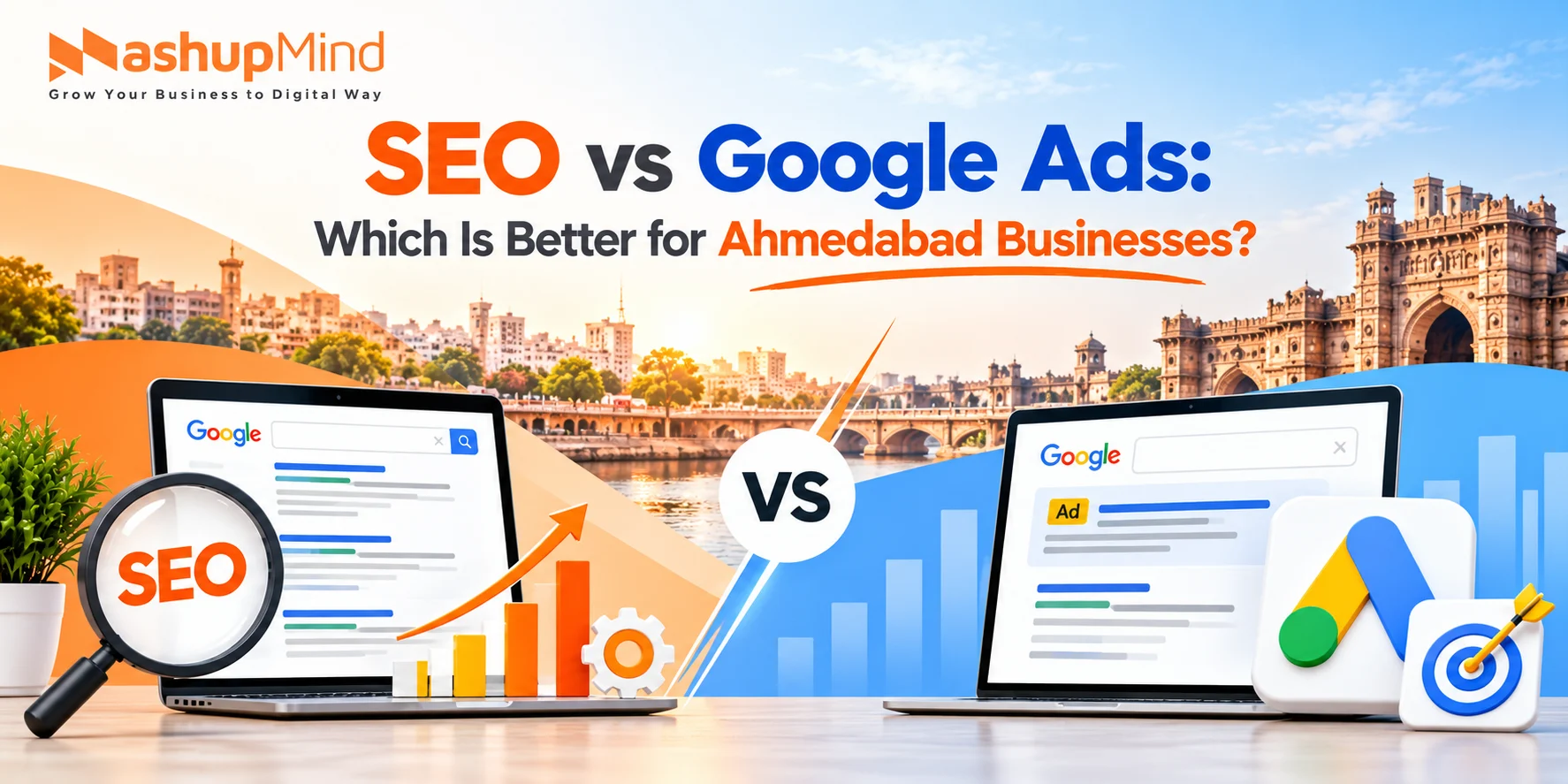 SEO vs Google Ads Which Is Better for Ahmedabad Businesses