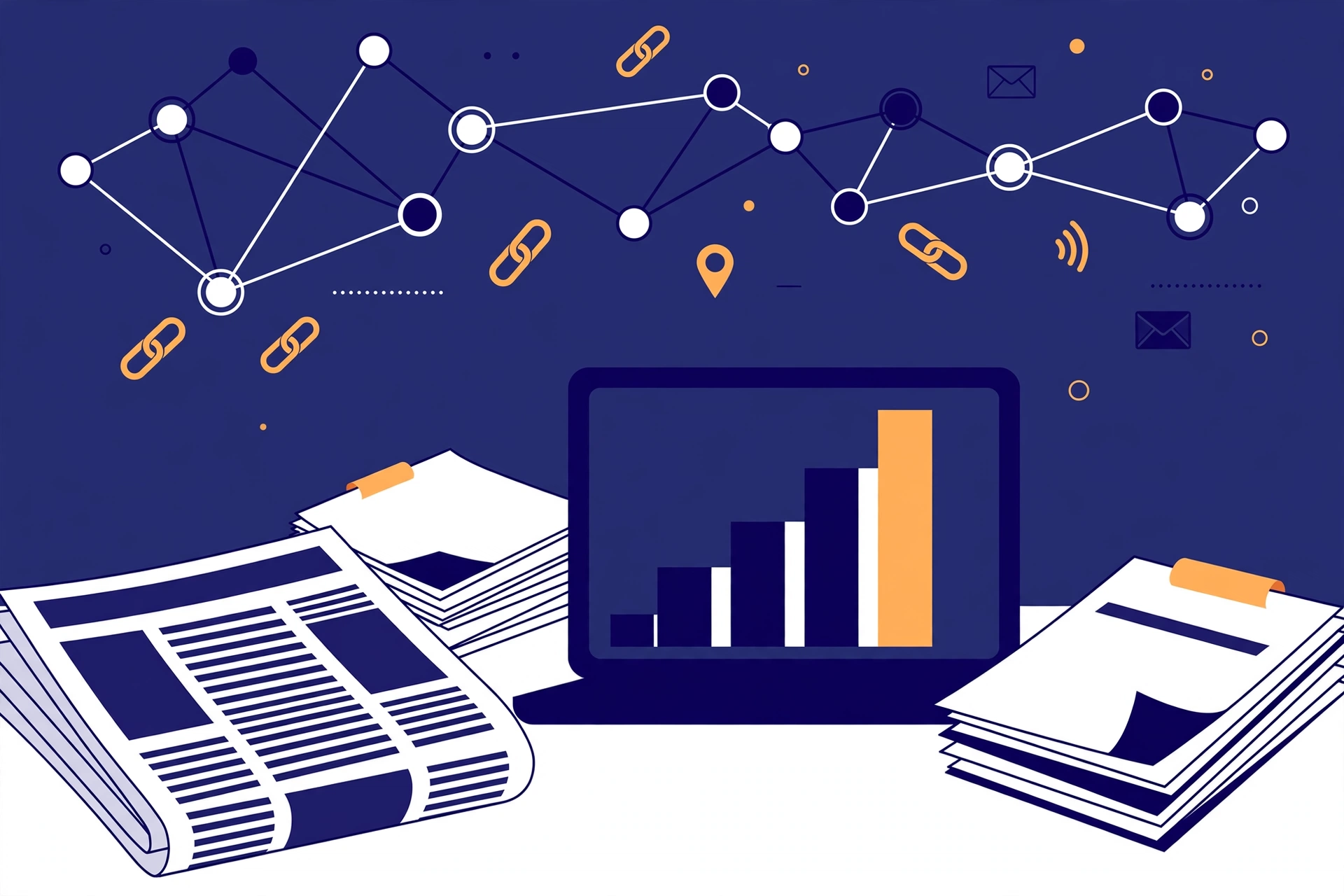 Digital PR for SaaS β editorial coverage and backlinks concept